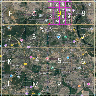 DIGIPIN Level 5 subdivision