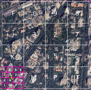 DIGIPIN Level 7 subdivision